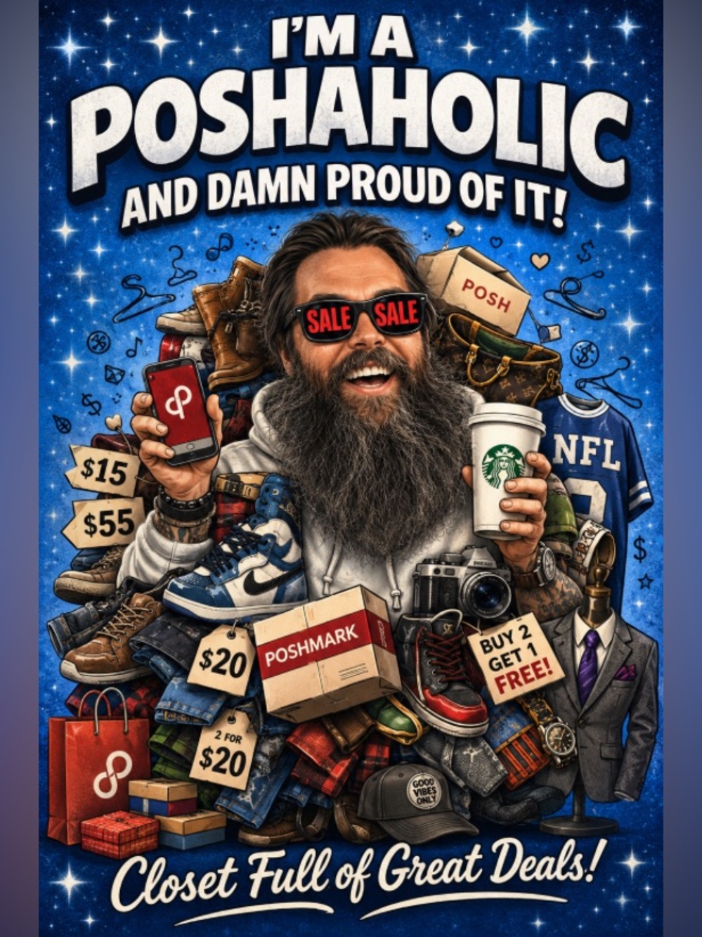 Poshaholic And Damn Proud Of It Train